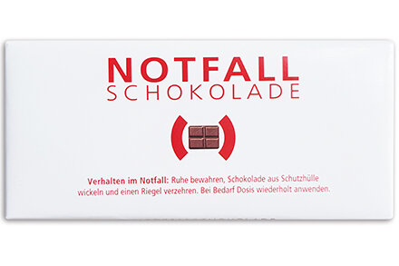 Notfallschokolade ohne Dose