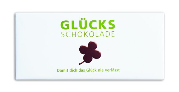 Glücksschokolade ohne Dose