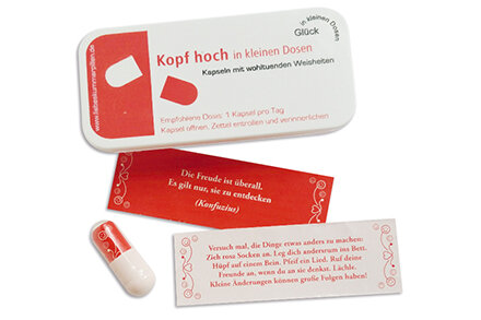 Kopf hoch in kleinen Dosen