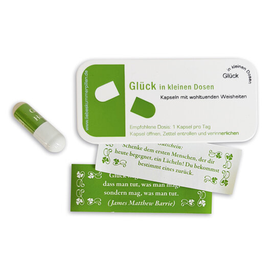 Glück in kleinen Dosen